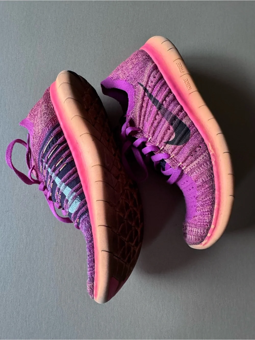 Nike Kid’s Flyknit Trainers - Magenta